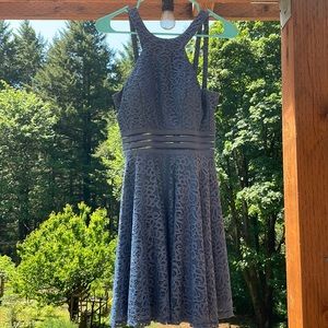 Halter top skater dress